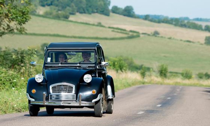 Balade en 2CV avec Bourgogne Chic
