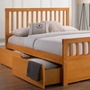Image 1: Delamere Solid Wood Storage Bed