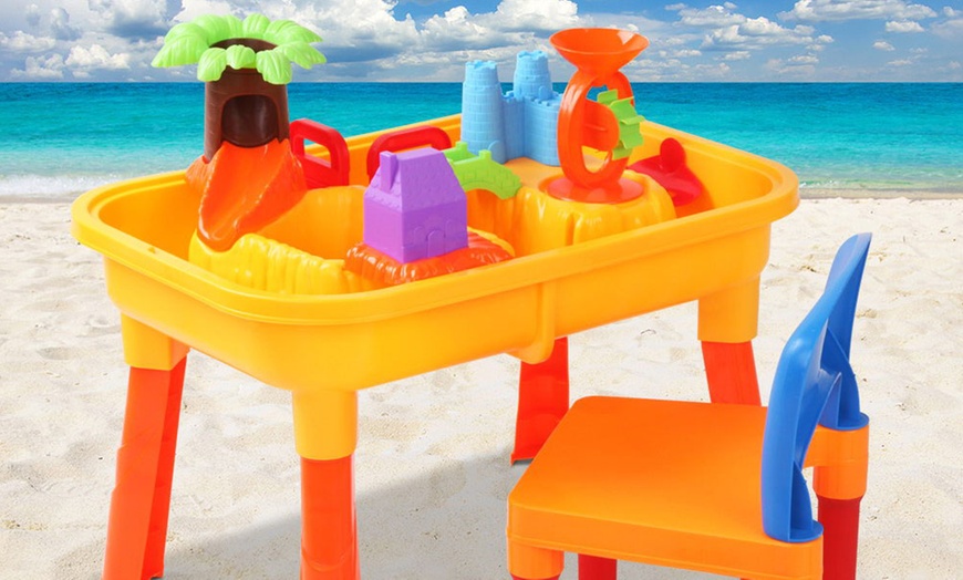 Image 12: Kids' Sand Pit Play Set