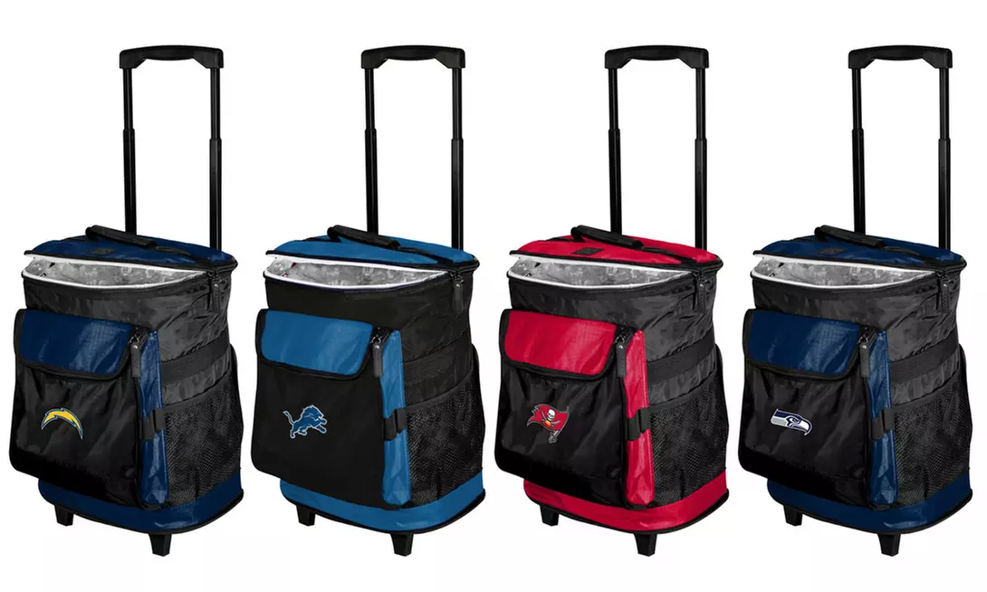 NFL 48-Can Rolling Cooler with Backstraps - Primary Image