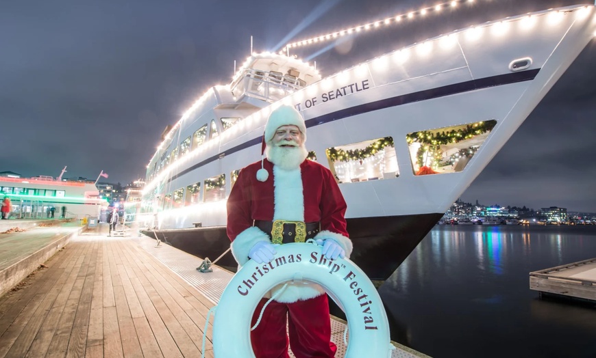 Image 4: Christmas Ship™ Festival – Soak in Festive Seattle Waterfront Views