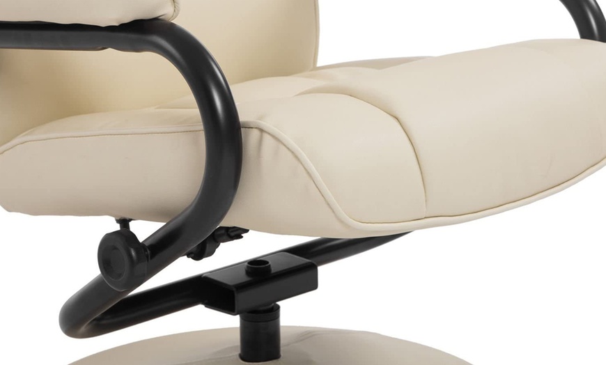 Image 5: HomCom Reclining Arm Chair