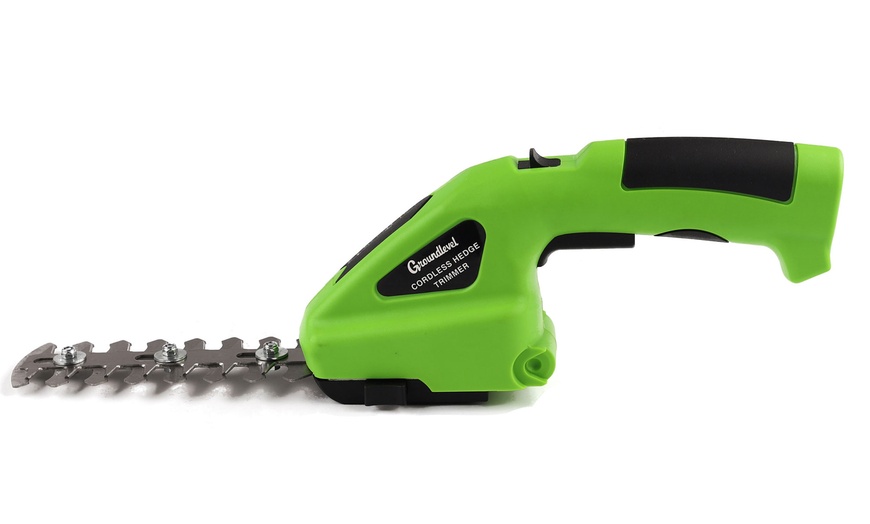 Image 4: Hand Held Cordless Hedge Trimmer
