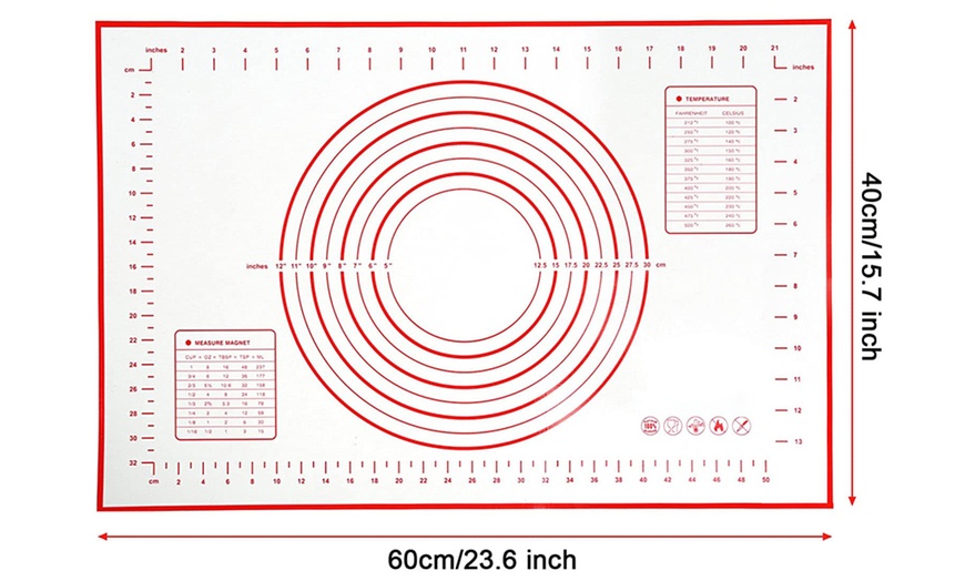 Image 12: 1 ou 2 tapis de cuisson en silicone antiadhésif