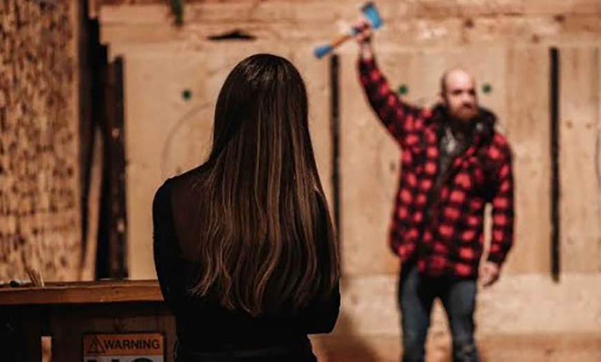 Image 4: One Hour Axe Throwing Experience for 2 or 4 with Axepert Instructors 