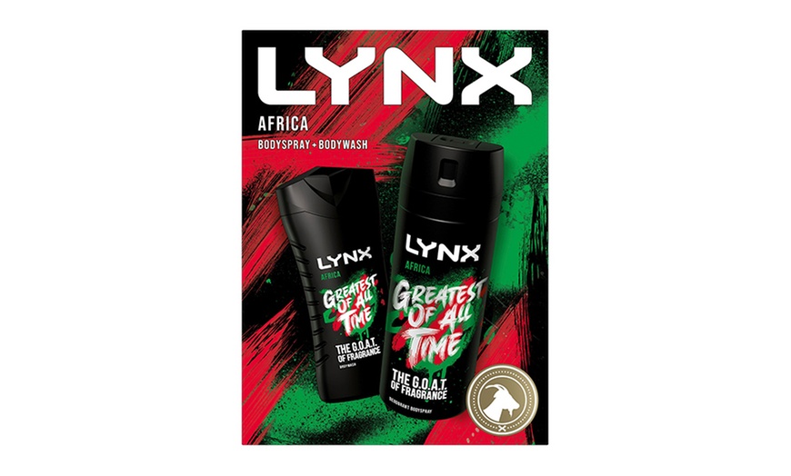 Image 2: Lynx Africa Greatest of All Time Body Wash and Body Spray Gift Set 