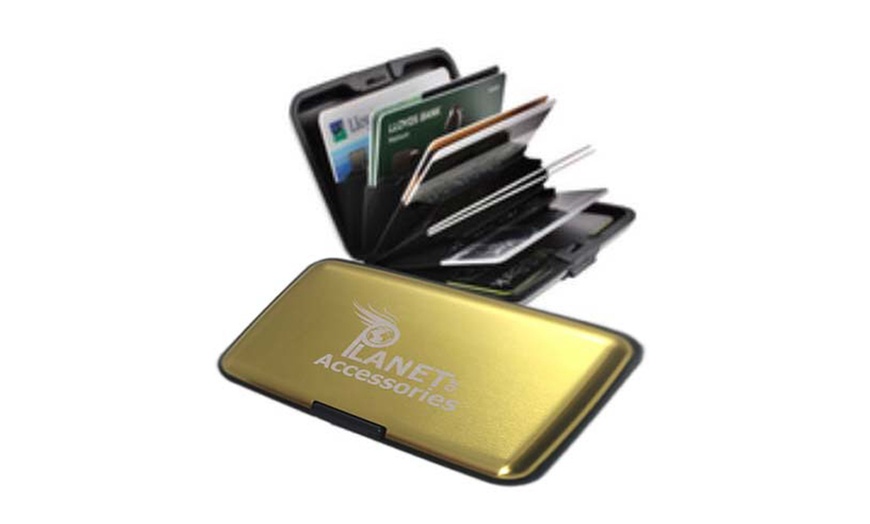 Image 11: One or Two Aluminium Card Wallets