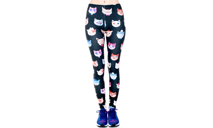 Image 29: Kukubird Novelty Leggings