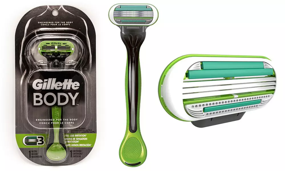 Gillette Men's Body Razor with 5 Gillette Body Cartridges - Primary Image