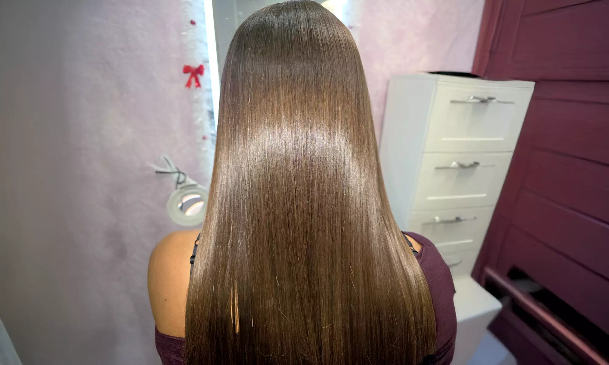 Alisado de queratina con corte de puntas para 1 persona, con hasta 50% de descuento - Primary Image