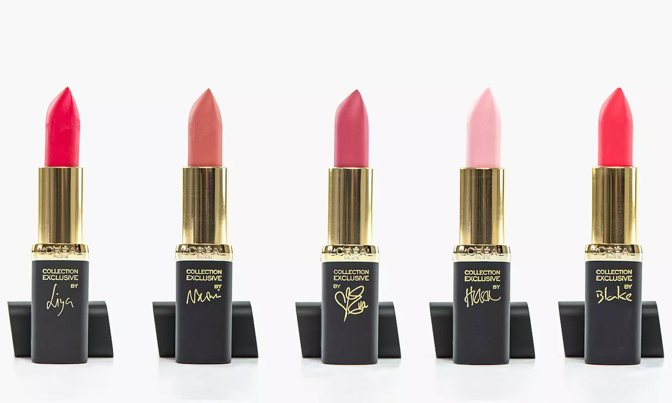 Pack de cinq rouges à lèvres L'Oréal Paris Exclusive Collection - Primary Image