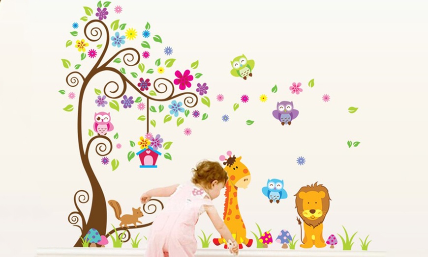 Image 1: Animals Wall Decals