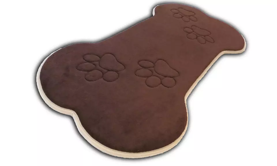 Shaped Memory Foam Dog Mats - Second Medium