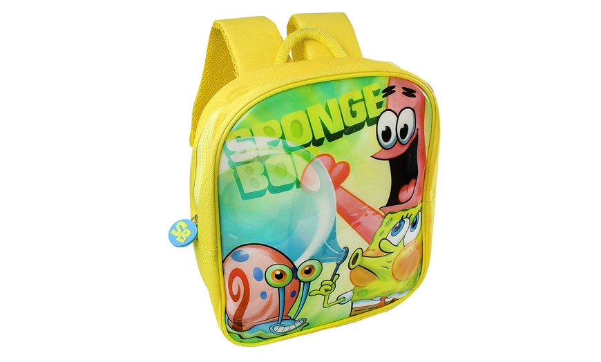 Image 11: Spongebob Backpack Set