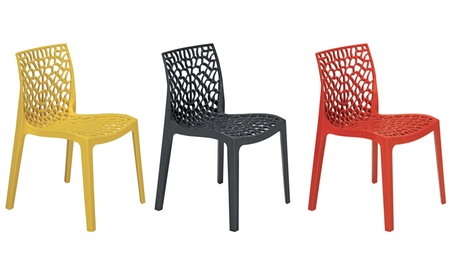 Set di 4 sedie Gruvyer, disponibili in vari colori