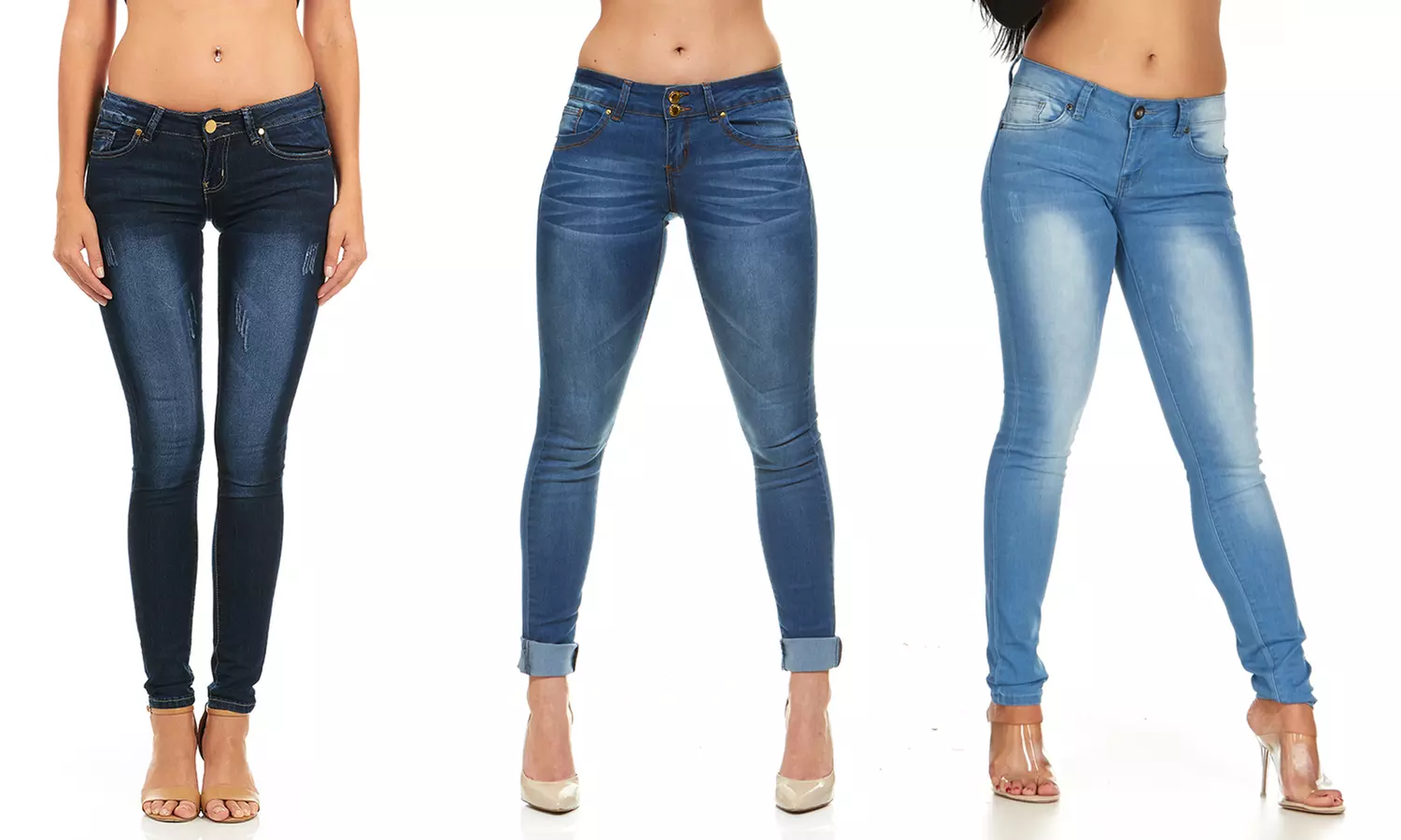 CG Jeans Juniors Low-Rise Skinny Denim Jeans - Primary Image