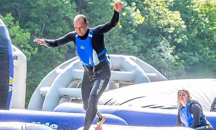 Aqua Park Entry with Wetsuit for 1, 2 or 4