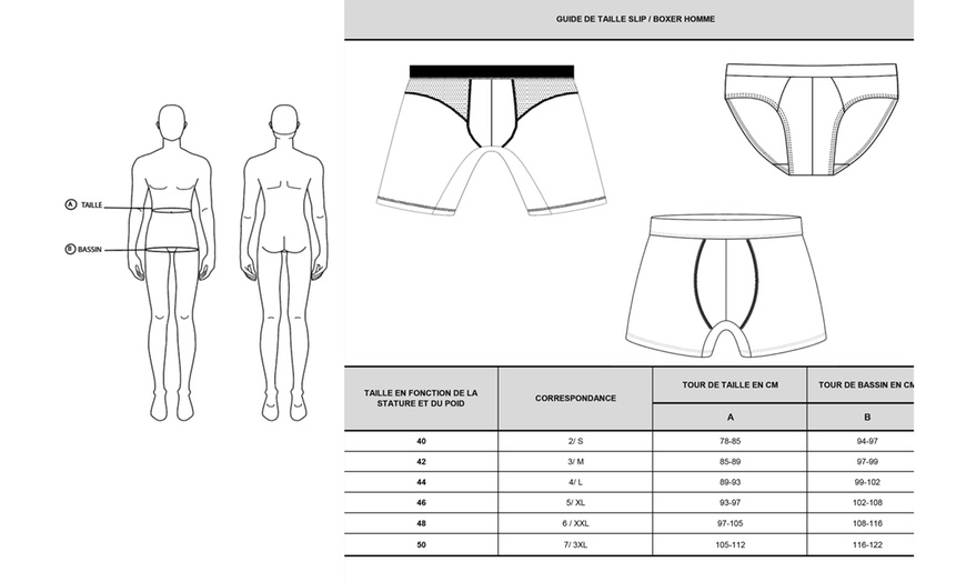 Image 2: Lot de 3, 4 ou 5 boxers Freegun