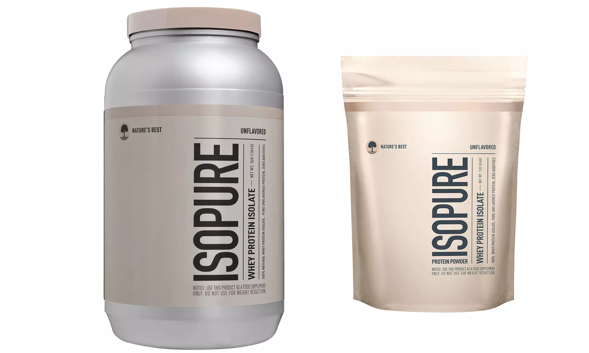 ISOPURE Zero Carb Unflavored Cooking and Baking Whey Protein Powder (1 or 3 Lb.) - Primary Image