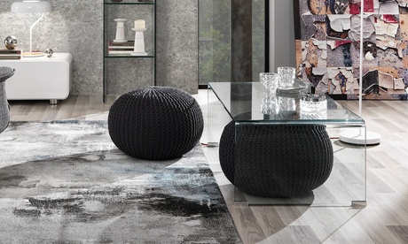 Pouf in cotone disponibile in 3 modelli