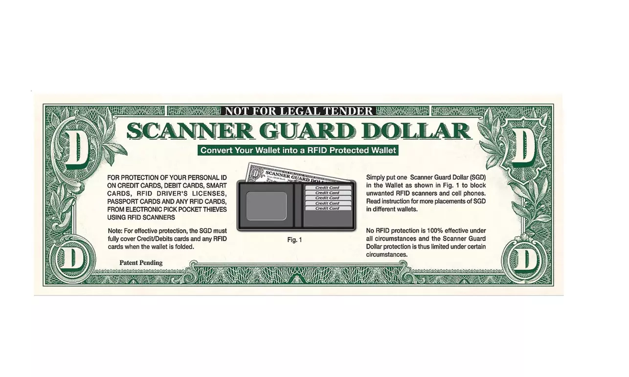 Scanner Guard Anti-RFID Dollar - Second Medium