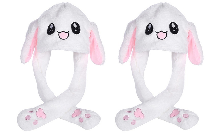 Image 2: Bunny Hat with Moving Ears