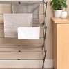 Image 7: Three-Tier Extendable Clothes Airer