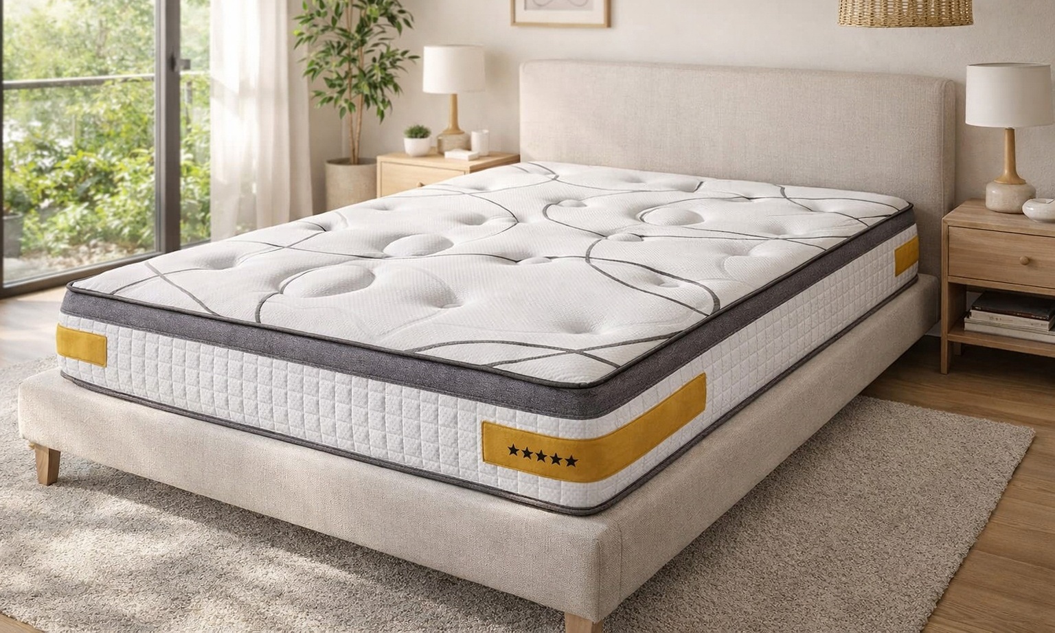 Matelas Linköping mémoire de forme, 24 cm, Bellecour, Senso Pur