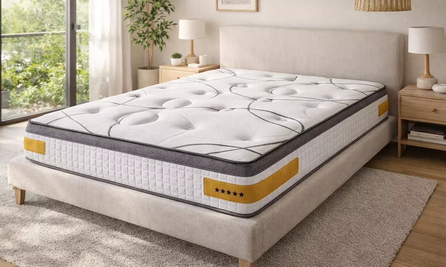 Matelas Linköping mémoire de forme viscoélastique, technologie "Innova +®" 24 cm, confort optimisé, Bellecour - Primary Image