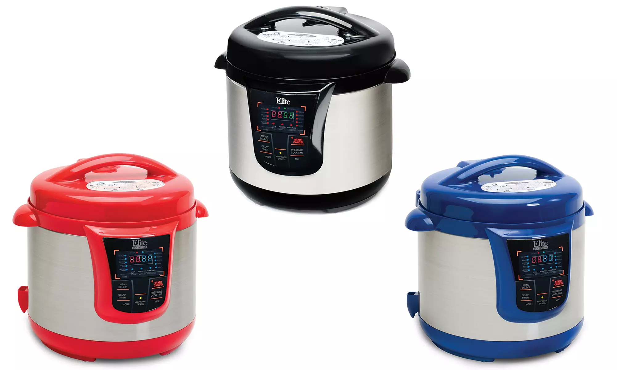 Elite Platinum 8-Quart Digital Pressure Cooker - Primary Image