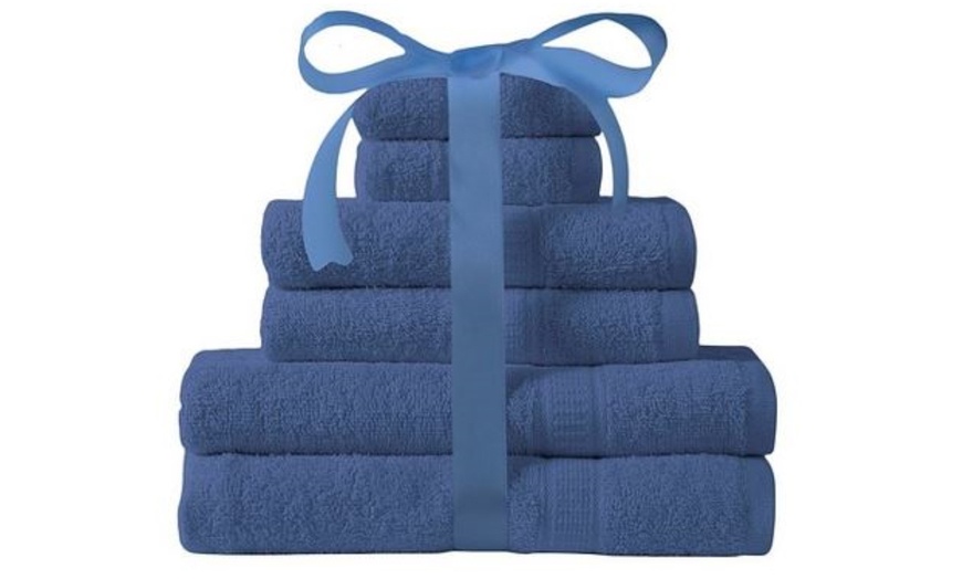 Image 13: Six-Piece Cotton Towel Bale Set