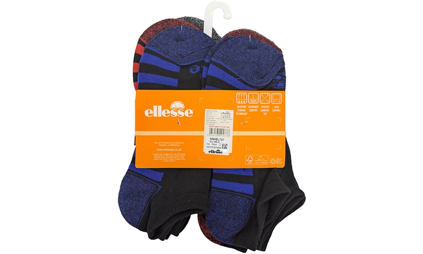 Image 7: Ellesse Six Pairs Mens socks Bundle Pack