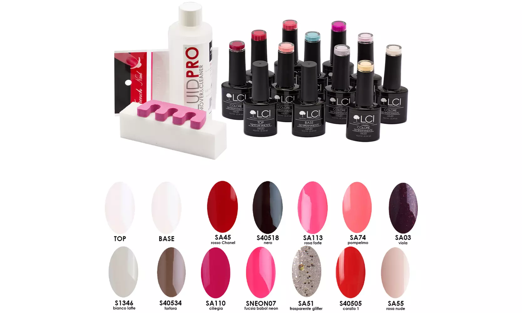 Kit lampada e smalti semipermanenti