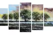 Large Multi-Panel Hand Painted Oil Paintings - Second Medium