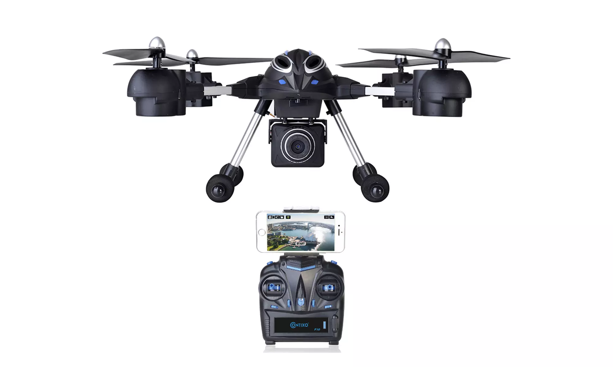 Contixo F10 Quadcopter Drone with HD Camera - Primary Image