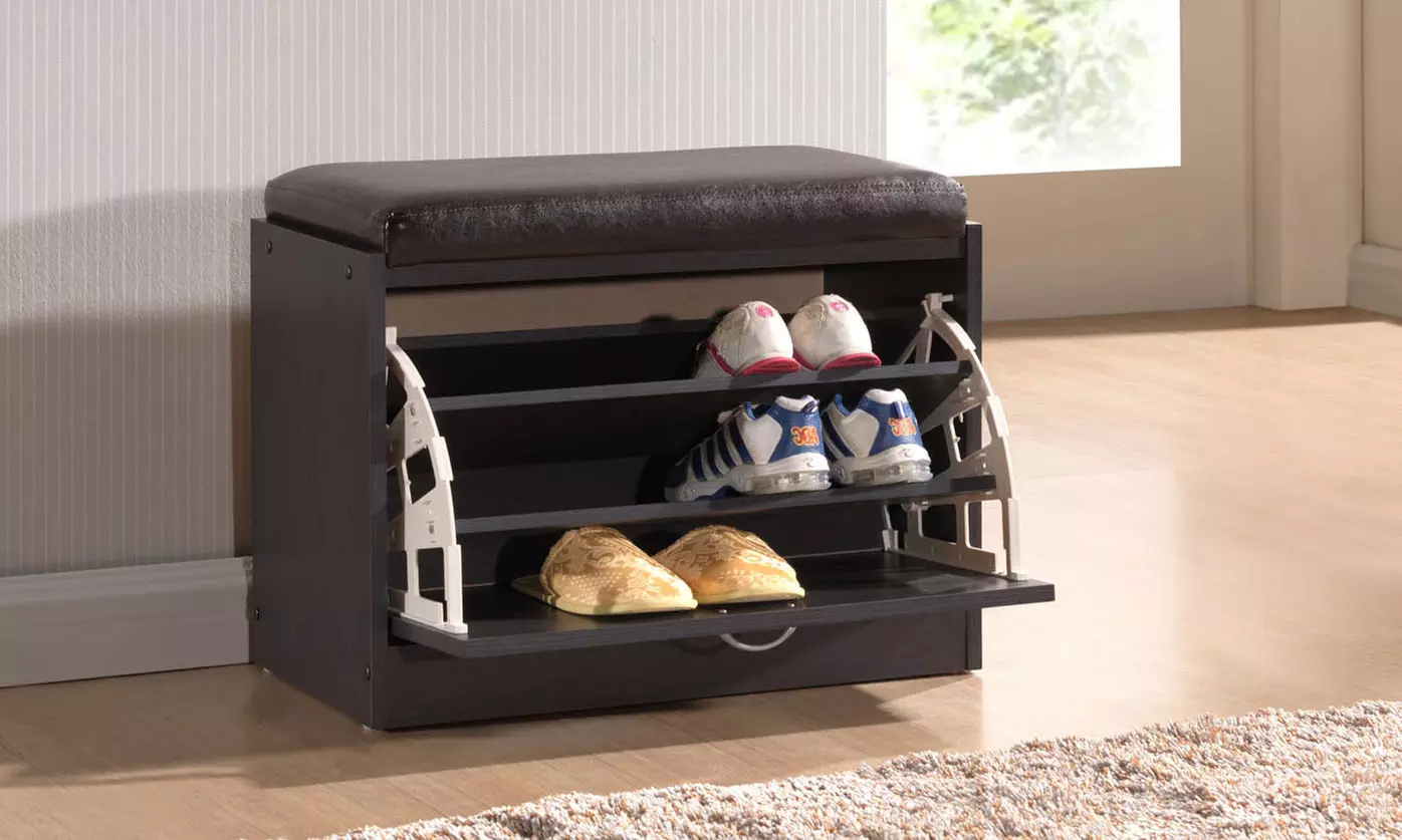 Bainbridge Shoe Rack with Seating Cushion - Primary Image