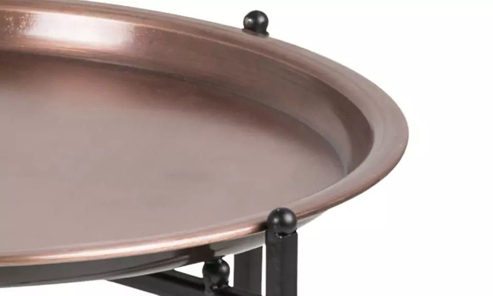 Table basse cuivre et dorée - Second Medium