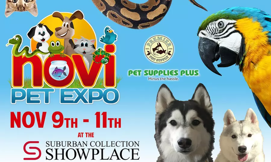 Admission for Two or Four to Novi Pet Expo at Suburban Collection Showplace on November 9-11 (Up to 28% Off) - Primary Image