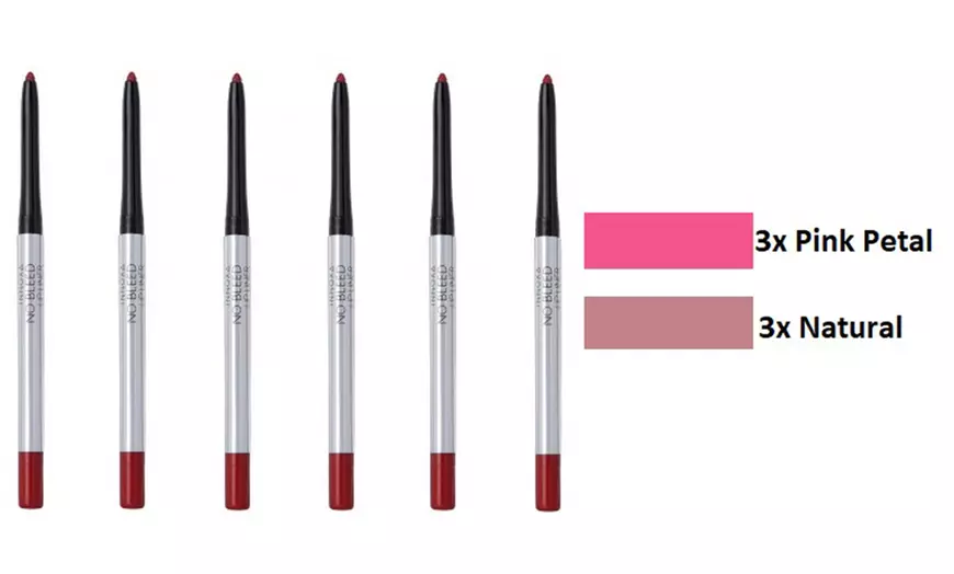 Image 1: Six-Pack of Innoxa No Bleed Lip Liners