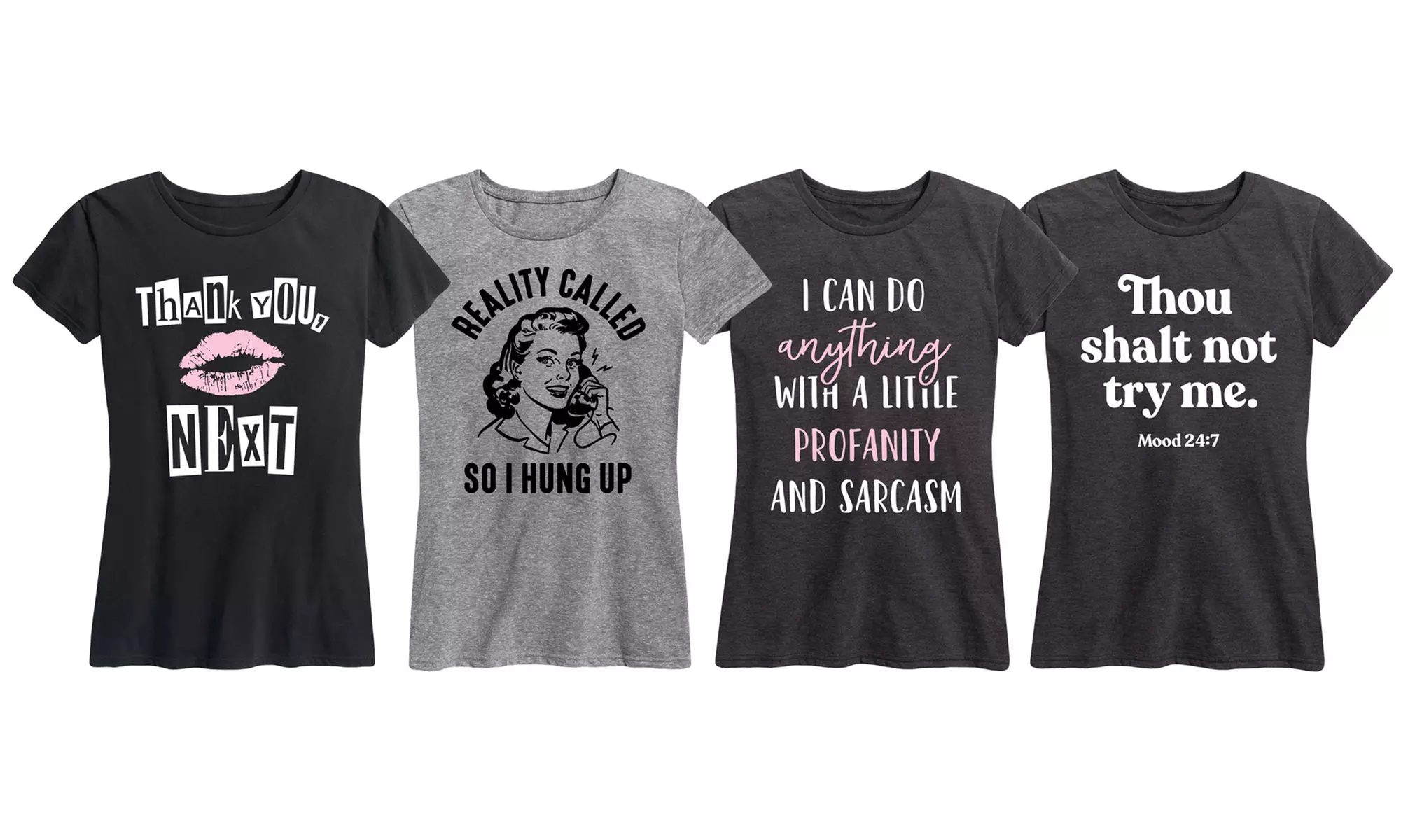 Women's Sassy & Funny Graphic Tees. Plus Sizes Available. - Primary Image
