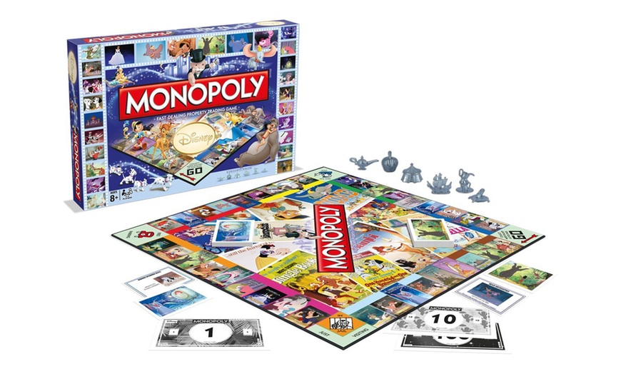 Image 1: Disney Monopoly Board Game