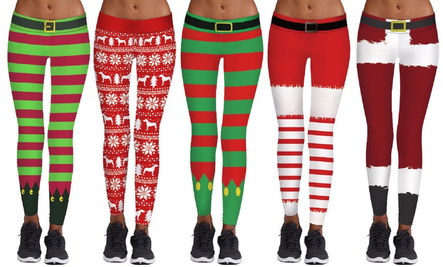 Image 1: Women's Christmas Leggings