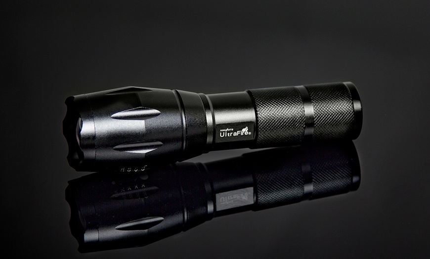 Image 3: Military-Style Flashlight