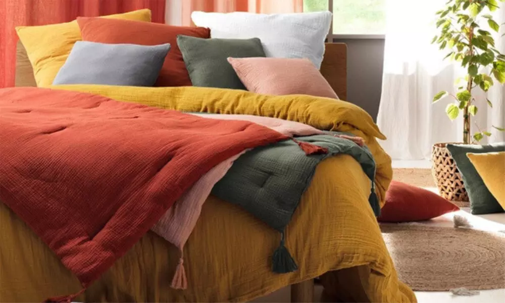 Parure de lit en gaze de coton "Angelina" de Promo Linge