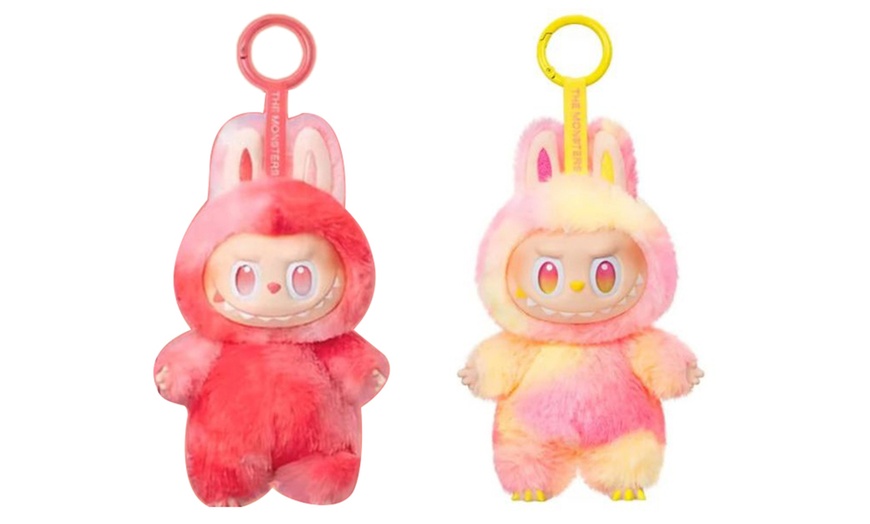 Image 11: Porte-clés peluche inspirée de l'univers Labubu