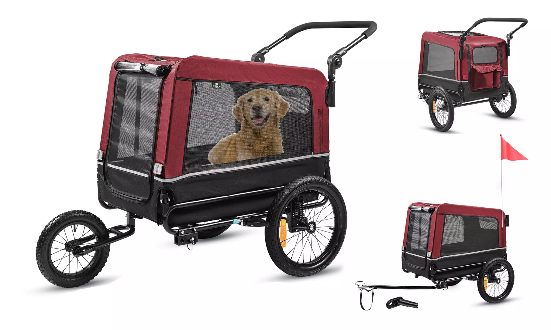 Veska® 3-in-1 hondenkar