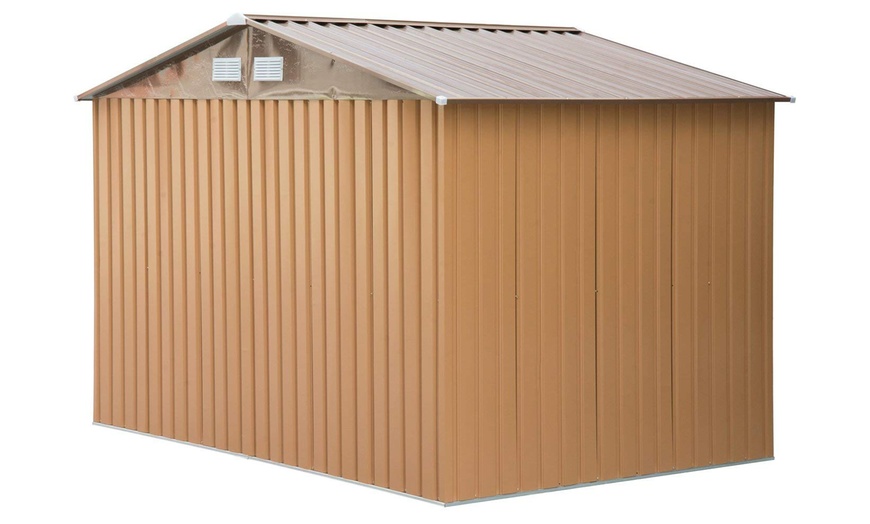 Image 4: Outsunny Lockable Garden Shed