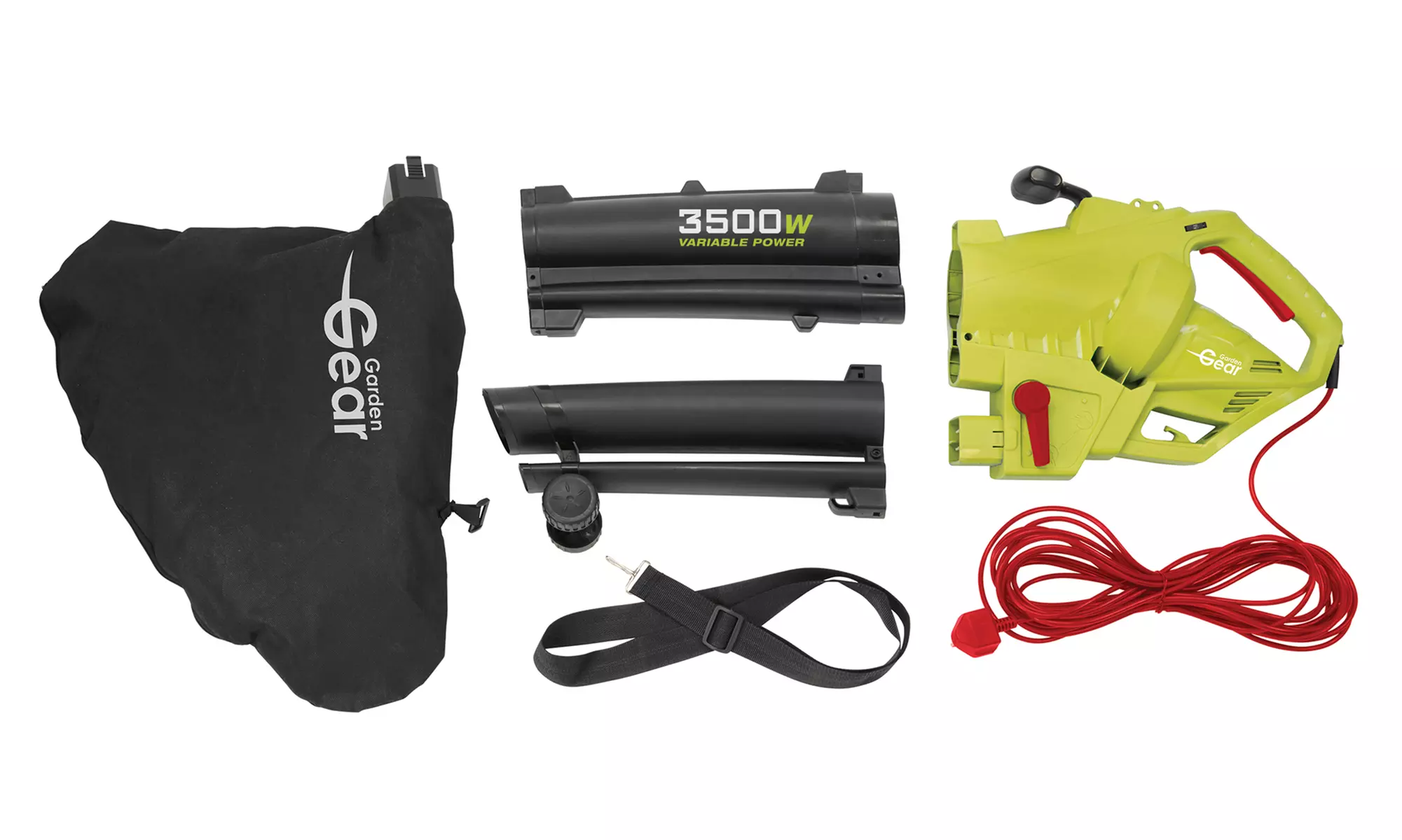 Garden Gear 3500W 3-in-1 Blower, Vacuum and Shredder