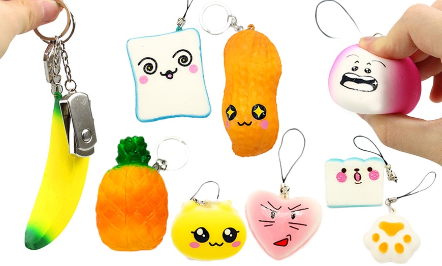 Image 1: 10 or 20 Assorted Squishy Charms