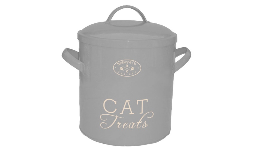 Image 2: Dog and Cat Treat Storage Tins